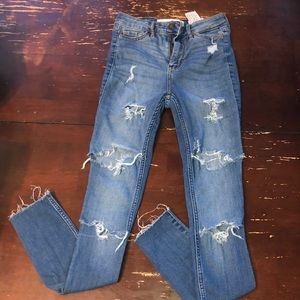 Hollister High rise super skinny jeans